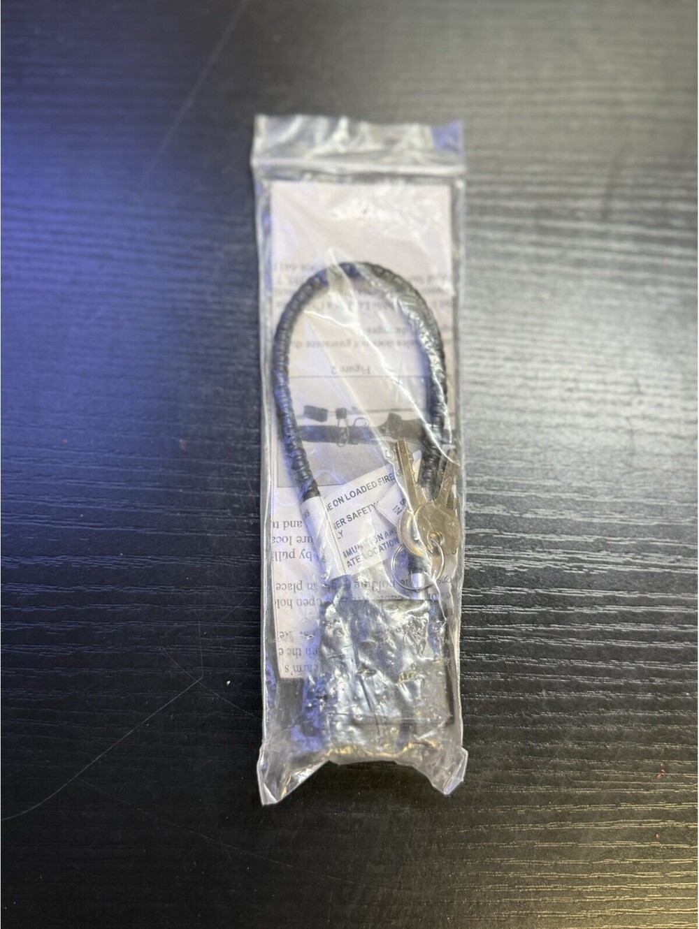 Regal Model R Cable Gun Lock w/ 2 Keys Remington Firearm Safety Lock  NOS